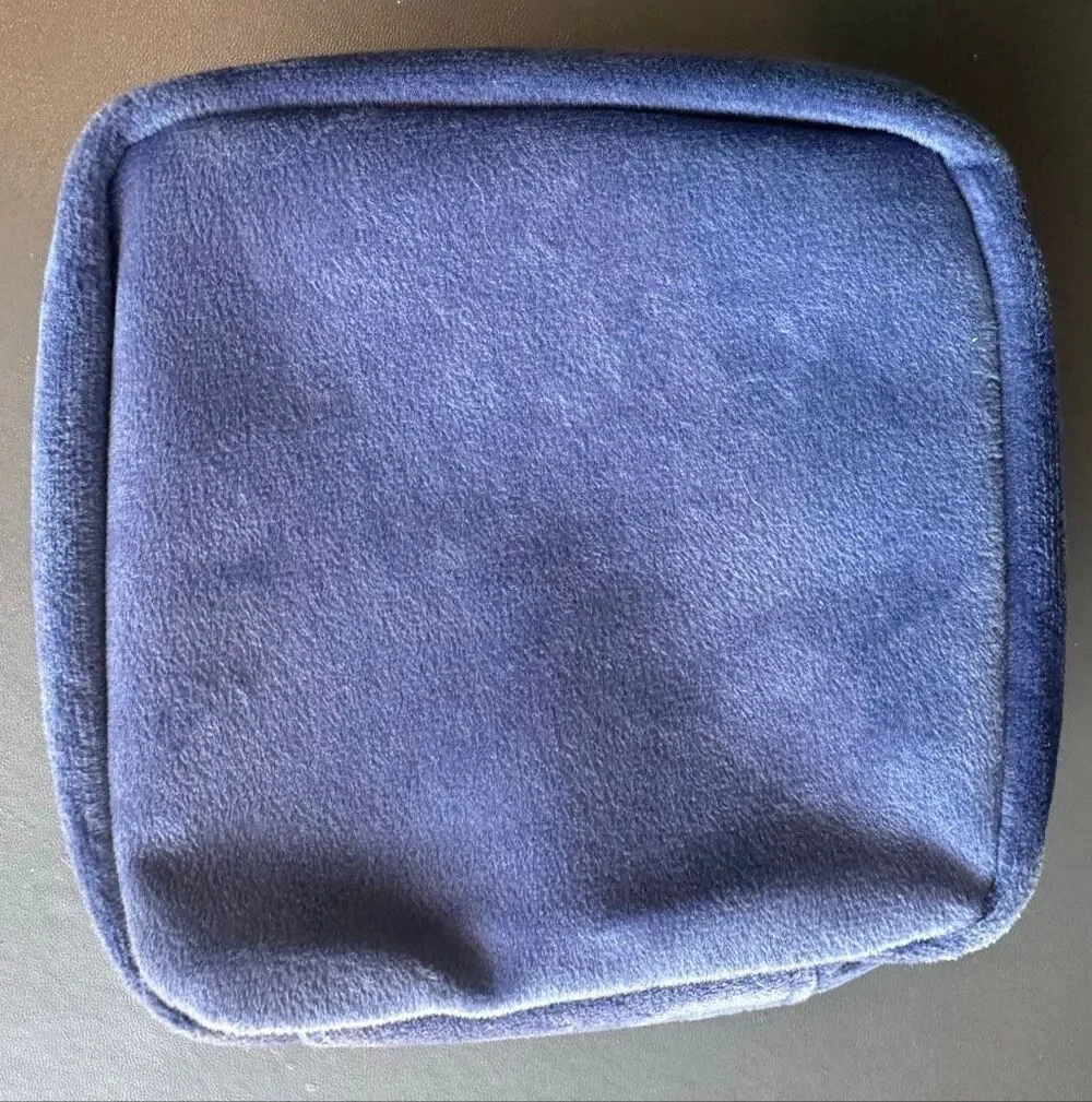 Purple Velvet Jewelry Organizer Travel Storage